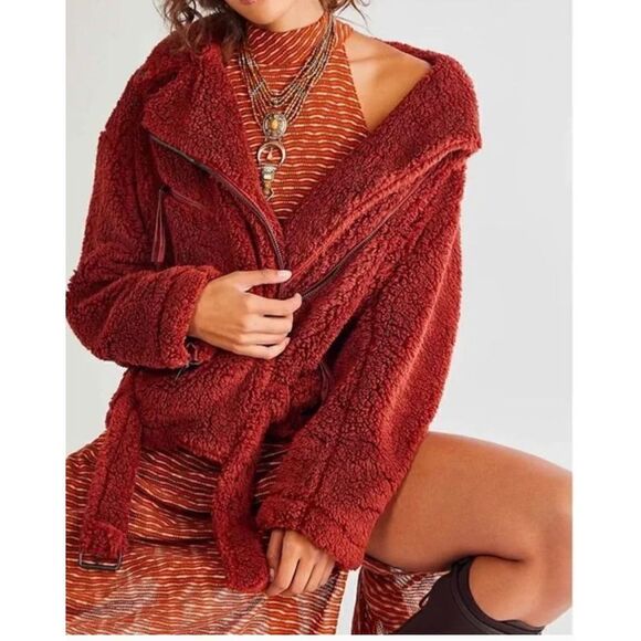Free People
Cozy Slouchy Moto Jacket size M - Picture 11 of 11